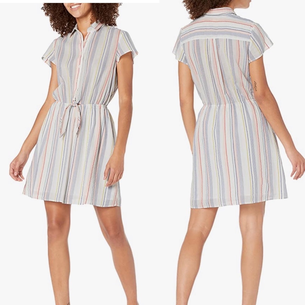 J. Crew Mercantile short sleeve seersucker dress